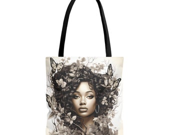 Woman butterflies Tote bag