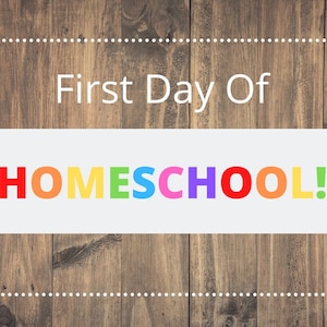Erster Tag der Homeschool