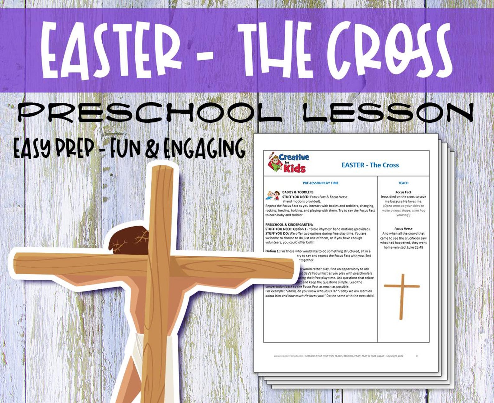 Easter Bible Story Printables for Preschool: Holy Week Activities (3 ...