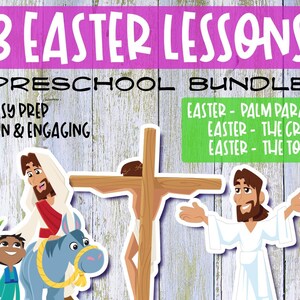 Easter Bible Story Printables for Preschool: Holy Week Activities (3 ...