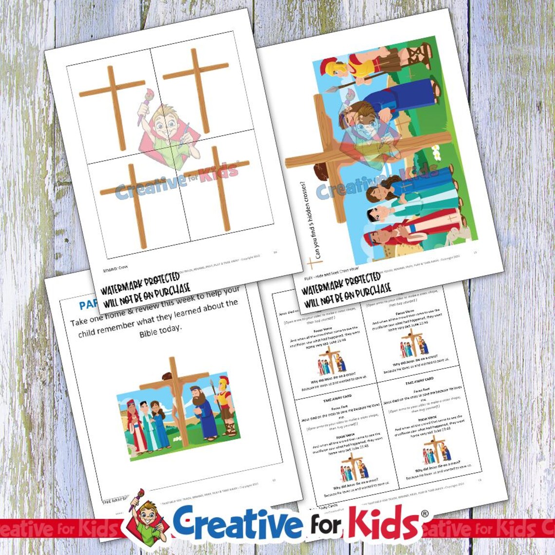 Easter Bible Story Printables for Preschool: Holy Week Activities (3 ...