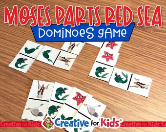 Moses Parts The Red Sea Bible Game: Sunday School Printable (Digital Download