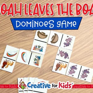 Noah&#39;s Ark Bible Game Printables: Sunday School Activities (Digital Download