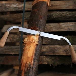 Handmade Drawknife L-Flat, Woodworker gift, Christmas Gift