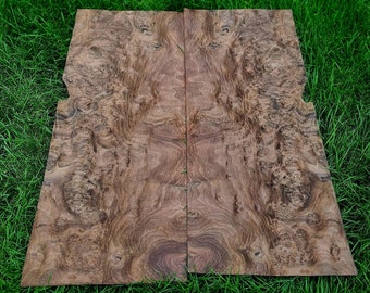 Wood Veneer, Turkish Walnut Rib, 16 pieces, Christmas Gift