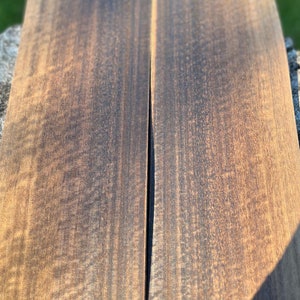 Wood Veneer, Curly Eucalyptus, 12 pieces, Christmas Gift