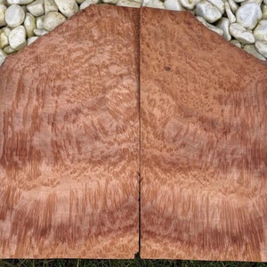 Wood Veneer, Vovana Burl, 8  pieces, Wood lover gift, Christmas Gift