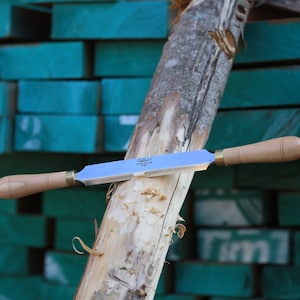 Handmade Drawknife S-Flat, Woodworker gift, Christmas Gift