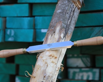 Handmade Drawknife S-Flat, Woodworker gift, Christmas Gift