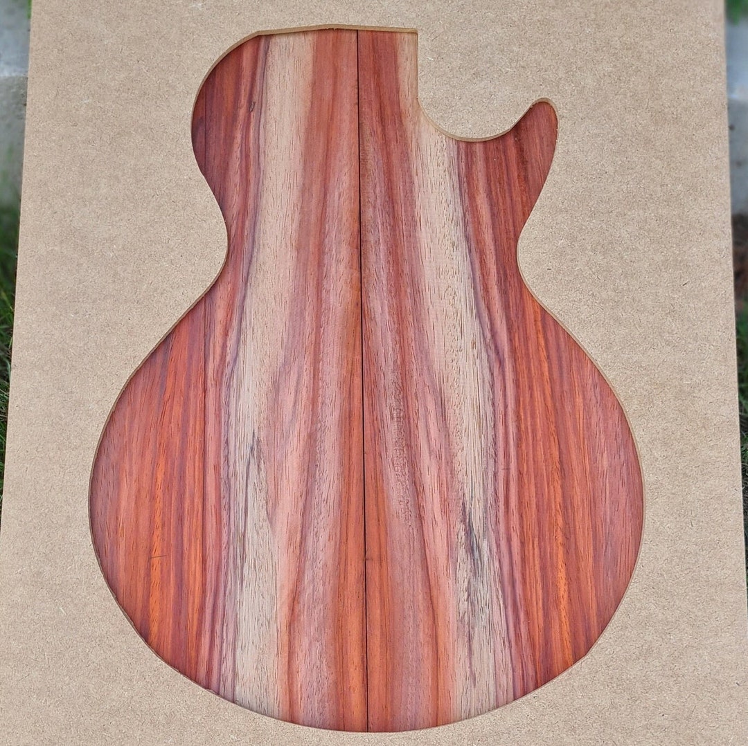 Electric Guitar Padouk Top Drop Top Christmas Gift Etsy