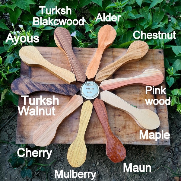 Set of 10 wooden Spoon blanks, Carving blanks, Christmas Gift