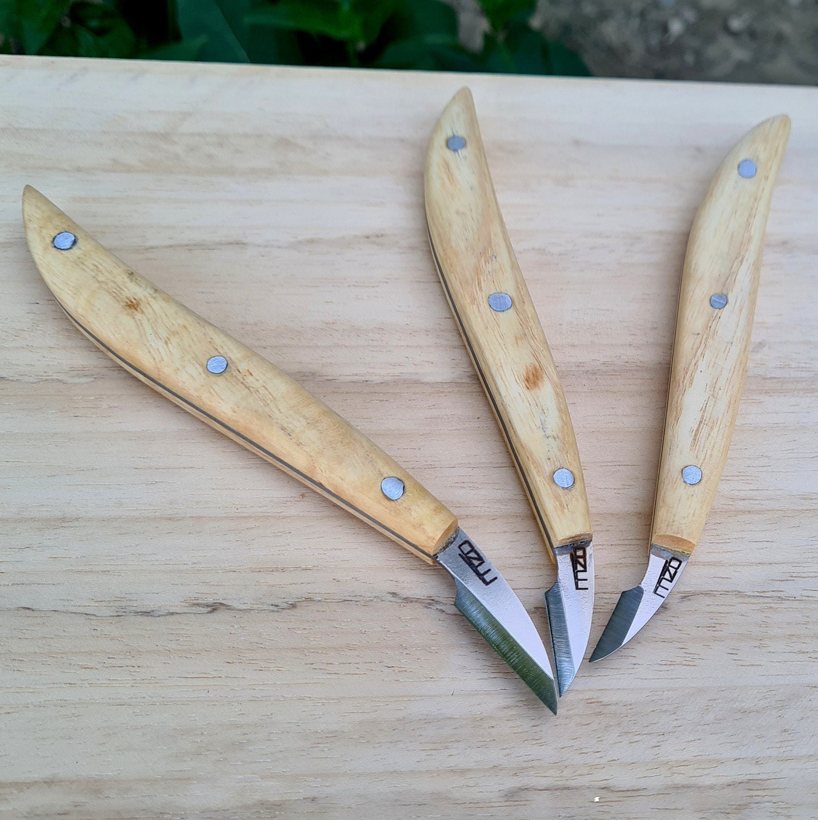 Juego de herramientas de mano de cuchillo de cincel para tallado de madera  profesional de 12 Uds. Para tallado básico detallado carpinteros gubias