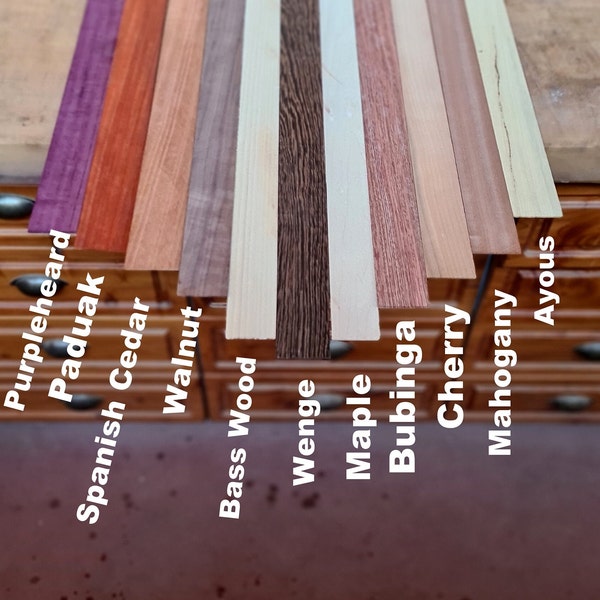 Lot de 11 planches de bois de 2 mm, cadeau de menuisier, cadeau de Noël