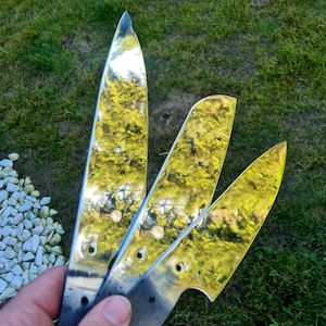 Chef Knife Blade Kit of 3 (Hardened Blade), DIY lover gift, Christmas Gift