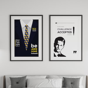 How I Met Your Mother Poster | Two Posters in One Purchase | Ducky Tie | Barney Stinson Quote | Instant Download | HIMYM Quote Printable