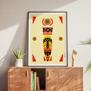 African Wall Art Printable | African Art Digital Download | Modern African-Inspired Poster | Home Decor | Instant Download | Abstract Ethnic