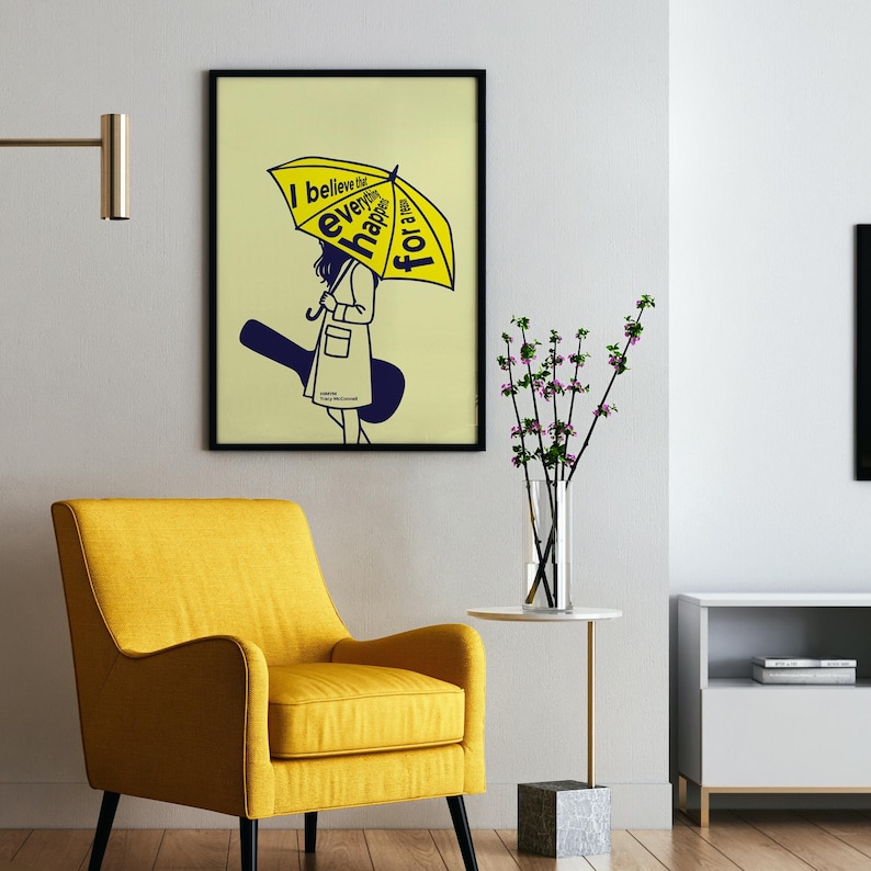 How I Met Your Mother Tracy Mcconnell Yellow Umbrella Poster HIMYM TV ...