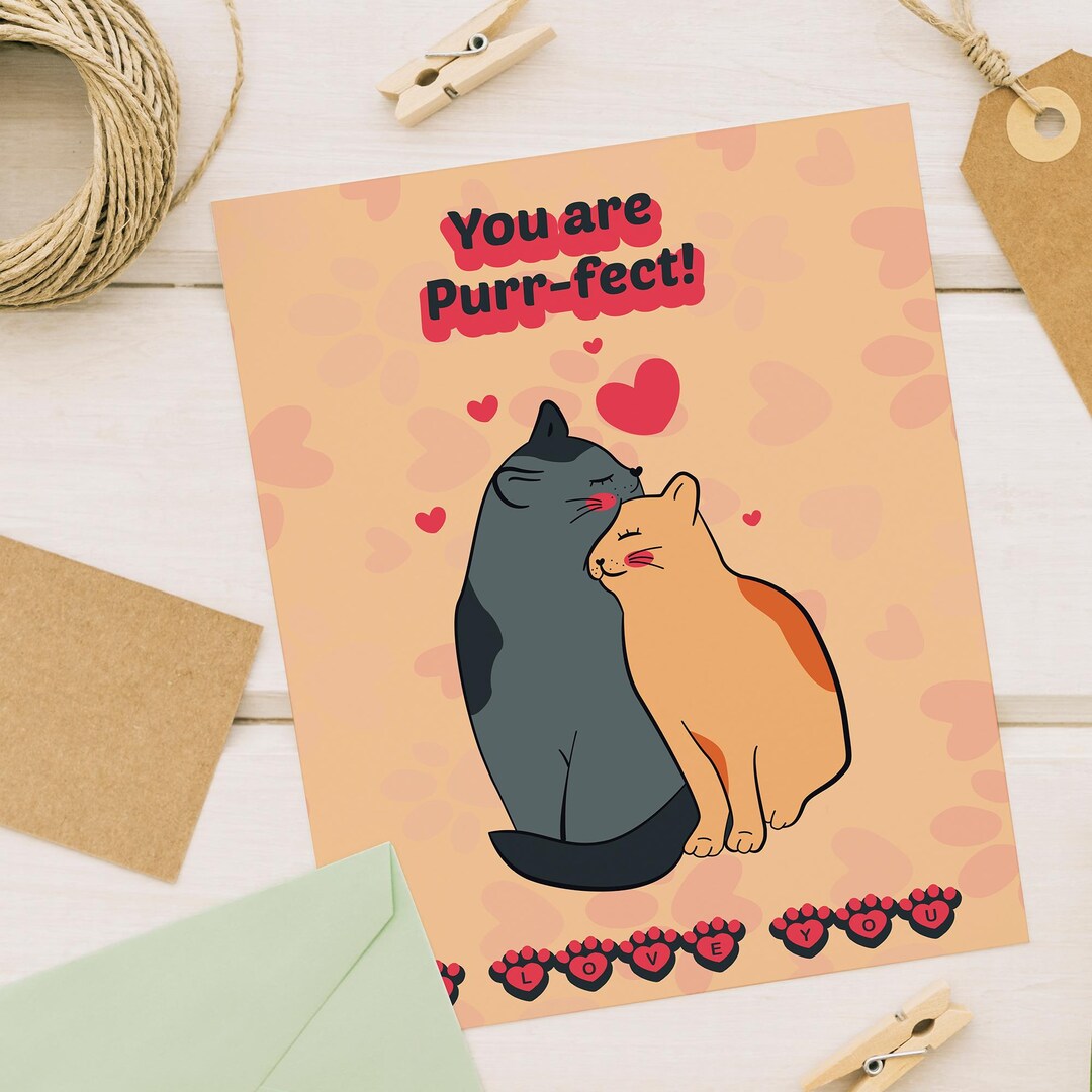 Printable Love Card | Printable Couple Card | Digital Download | Love ...