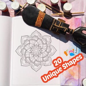 Printable Mandala Coloring Book | Adult Coloring Book Digital Download | Printable Coloring Instant Download | Stress Relief Book Pages