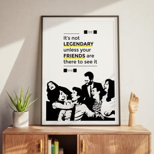 How I Met Your Mother Poster | Barney Stinson Quote | Legendary Quote HIMYM Poster | Instant Download | HIMYM Quote | Digital Download