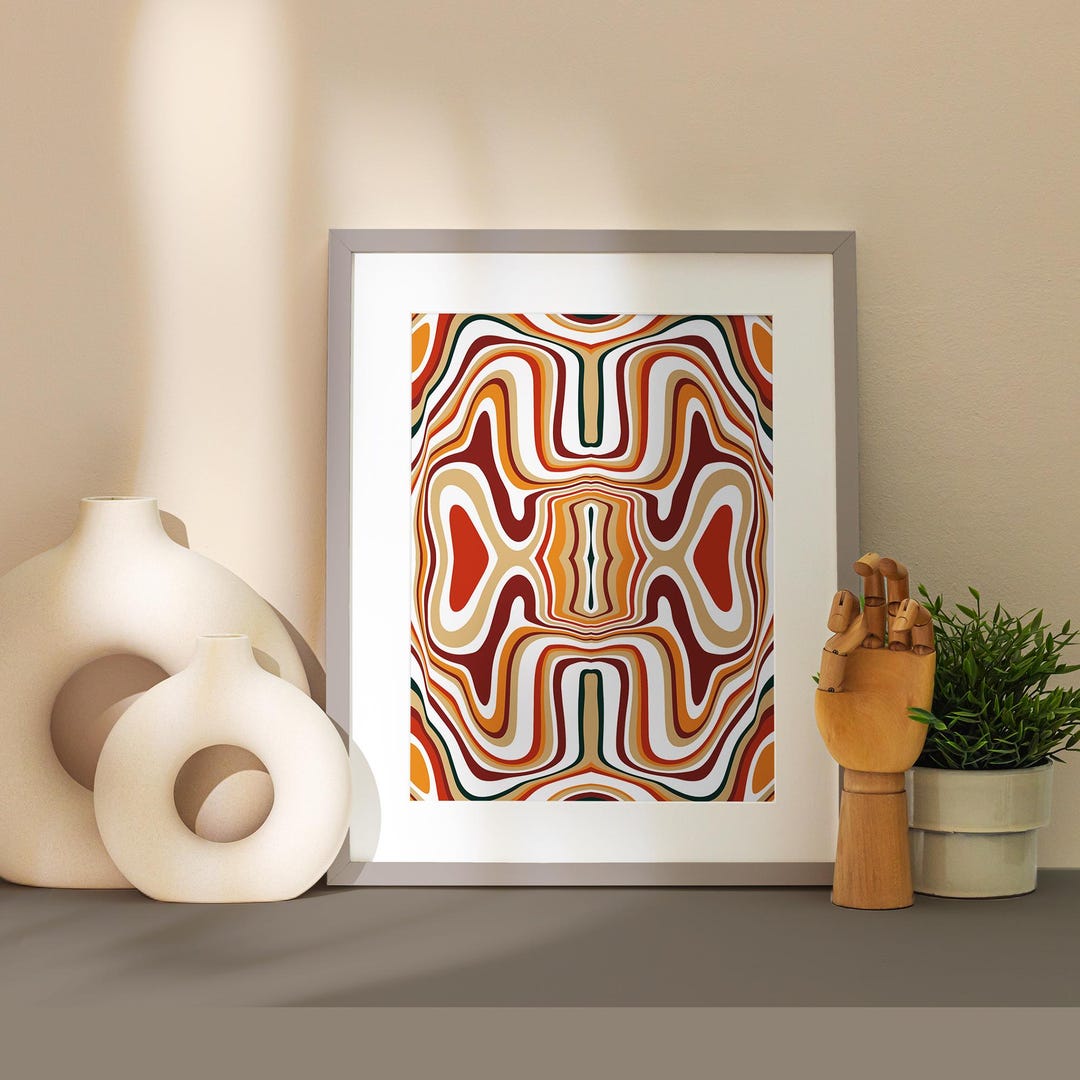 Printable Abstract Wall Art Poster, Modern Home and Office Decor ...