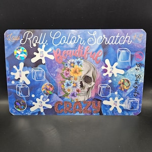 Crazy Skull Roll, Color, Scratch Savings Challenge A5