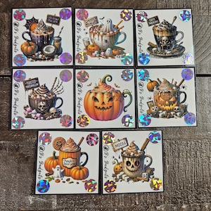 Mini carta da grattare misteriosa Spooky Cups
