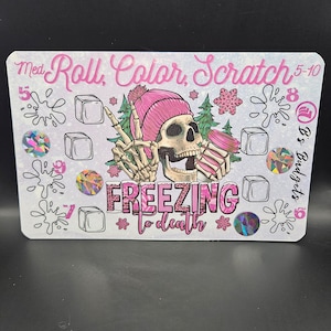Freezing-Roll, Color, Scratch A5 Savings Challenge