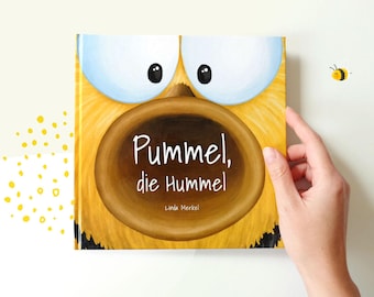 Pummel, the Bumblebee – lovingly illustrated children's book for ages 3 and up, picture book, read-aloud book with heart and bumblebee power