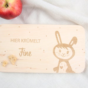 Frühstücksbrett personalisiert, Brettchen personalisiert, Babygeschenk Geburt, Holzbrett personalisiert, Geschenk Geburt Bild 6