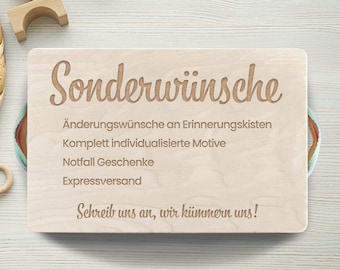 Sonderwünsche