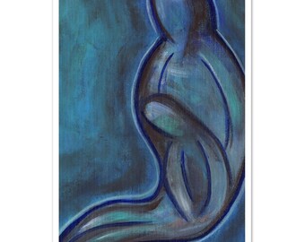 Forever - Poster Print - 8x12 or 11x14 or 12x16 or 16x24 - Expressionist Art