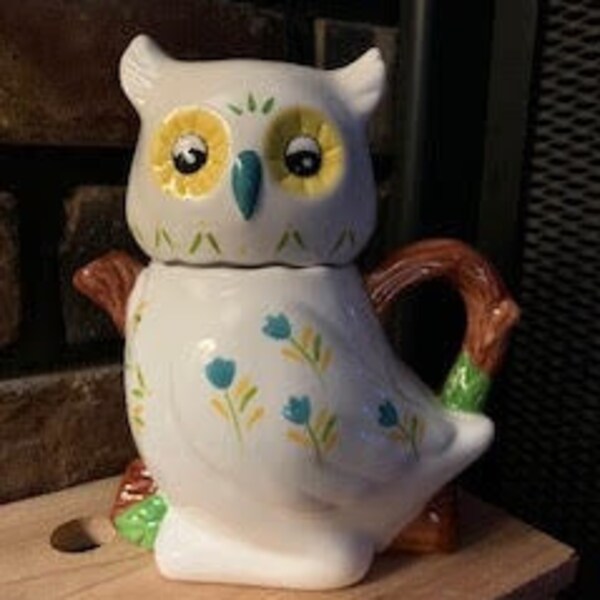 Owl Teapot Etsy