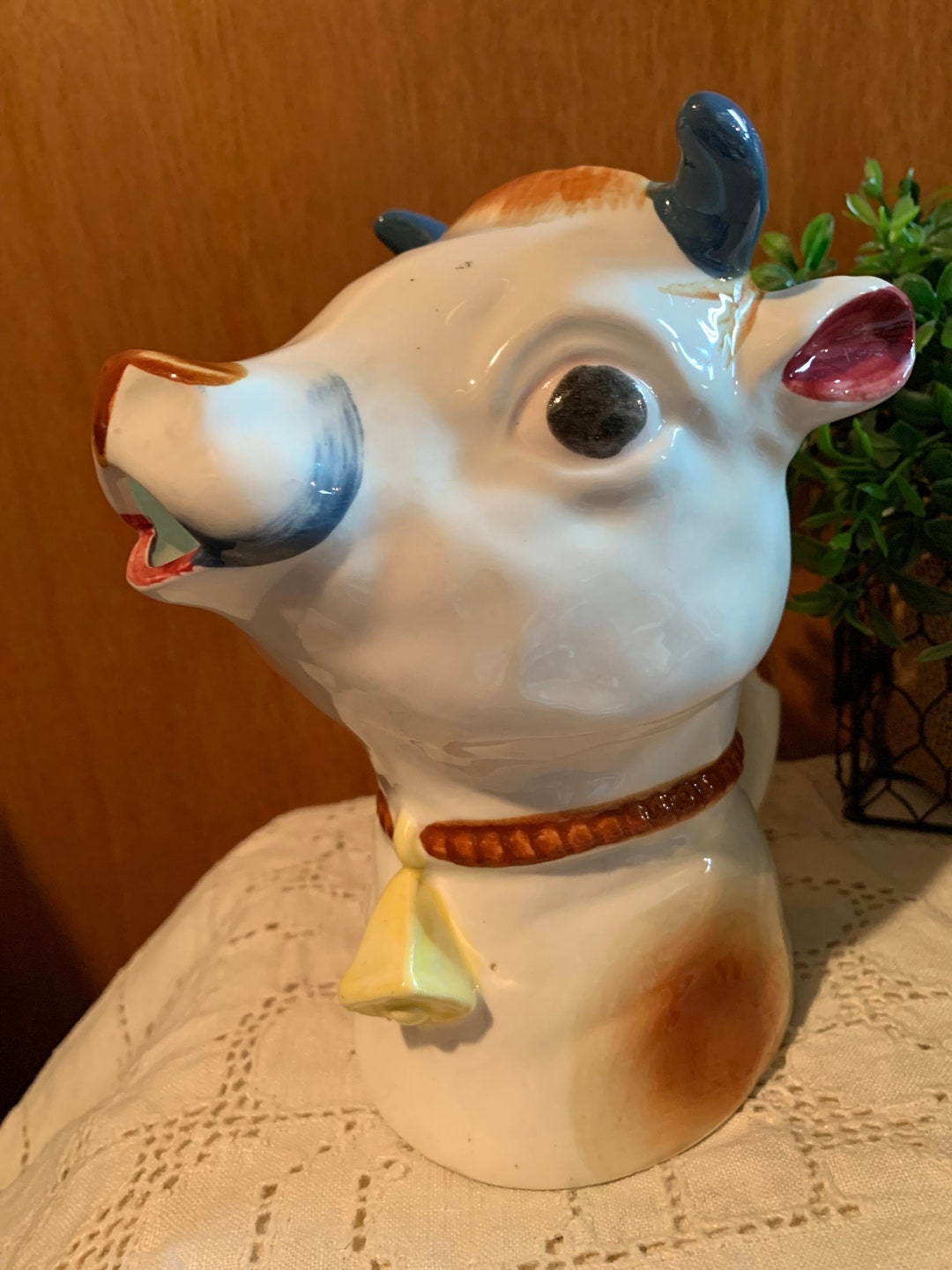Cow Milk Pitcher Etsy