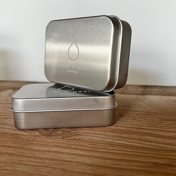 Aluminium Soap Dish Travel Tin with Drainer | Soap Dish for Travel | Soap Box