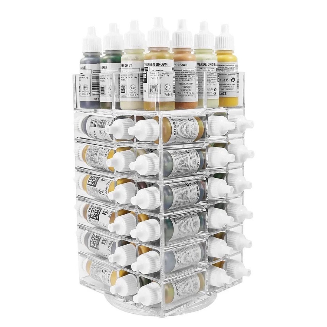 Acrylic Model Paint Bottle Organizer Etsy