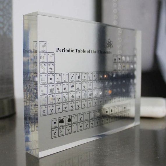 Tabla periódica con Real Inside, Real Periodic Table, Tabla