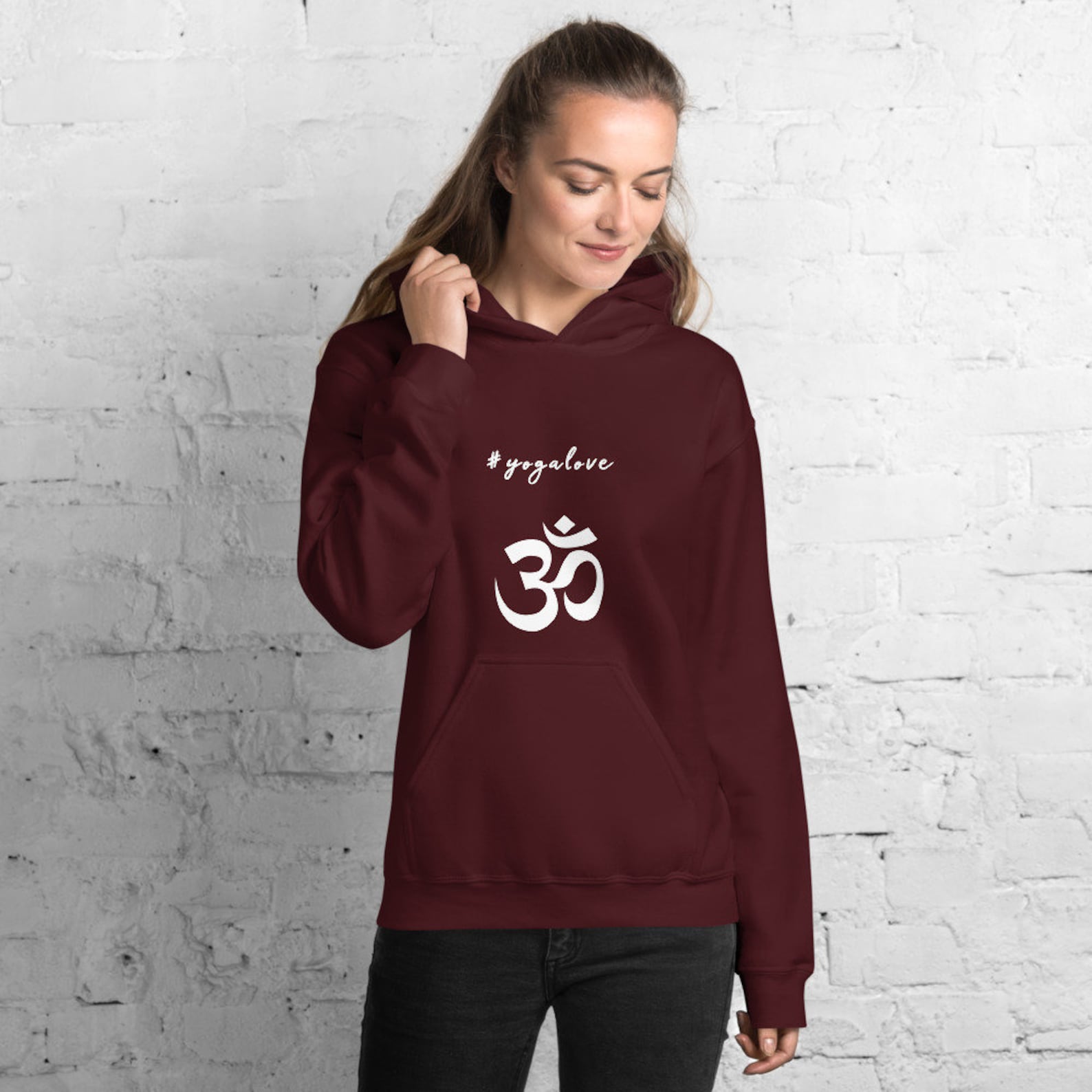 YOGA LOVE Women's Sweatshirt Hoodie Women's Mindful Etsy