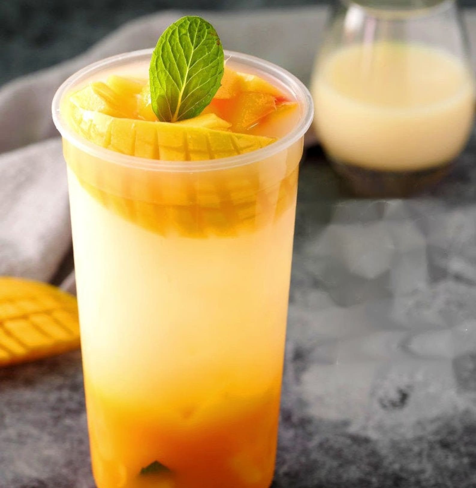 Mango Bubble Tea Syrup Boba Tea Gift Tea Set Bubble Etsy