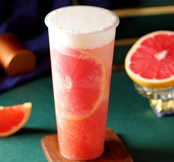 Grapefruit Bubble Tea Syrup Boba Tea Gift Tea Set Etsy