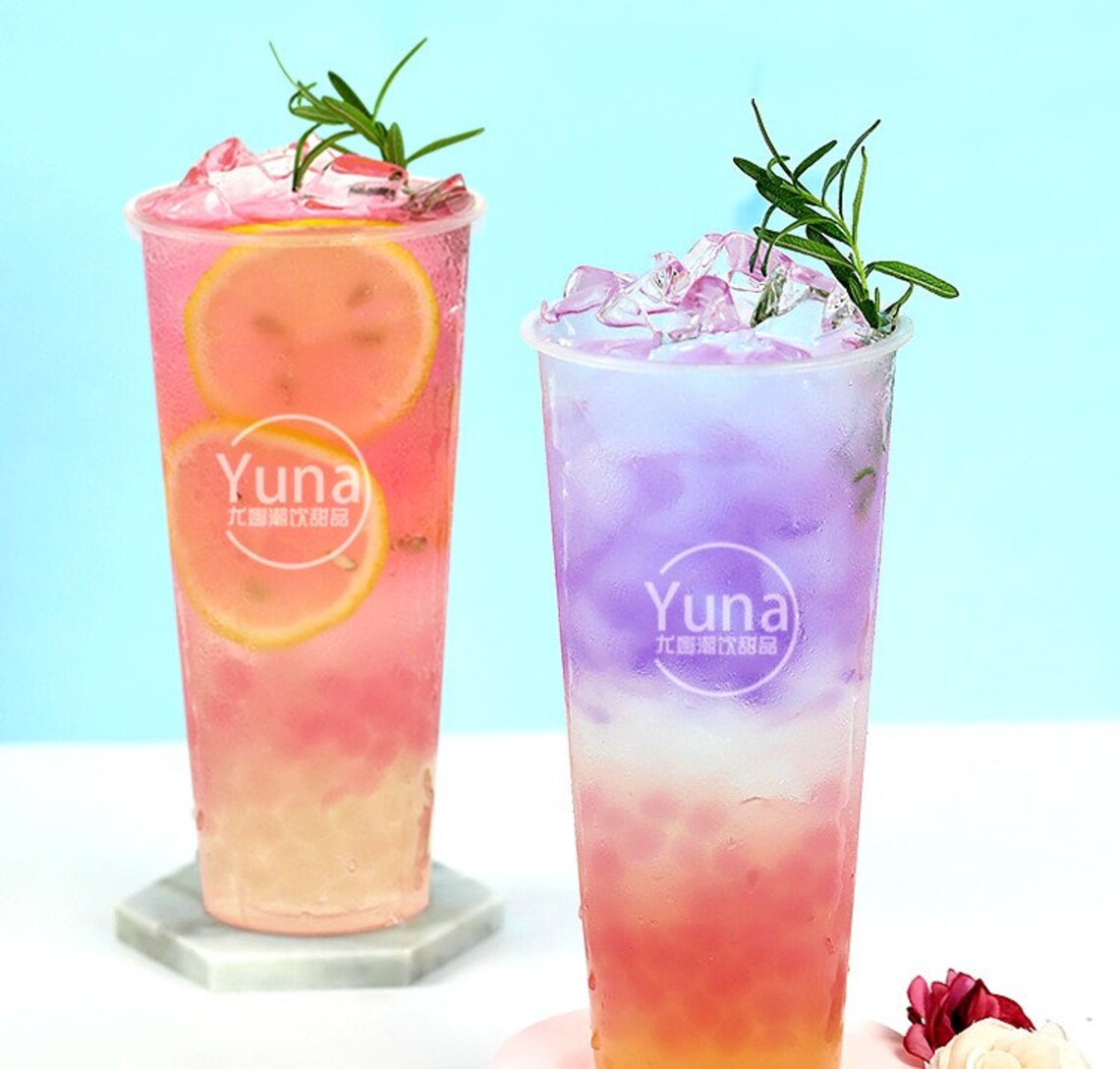 Coconut Jelly Crystal Boba Tea Gift Tea Set Bubble Tea Etsy