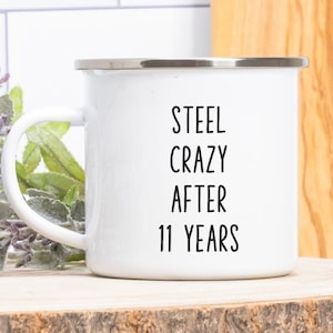 11th Anniversary Gift for Him, 11th Anniversary Gift for Her, 11th Anniversary Gift, 11th Anniversary Steel Rose, 11th Anniversary Gift