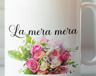 Spanish Mom Mug – Mexican Mom Gift, Personalized Coffee Cup for Latina Mother, Mother’s Day or Birthday Gift from Son or Daughter