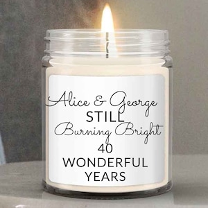 40th Wedding Anniversary Gift, 40th Anniversary Gift for Parents, 40th Anniversary Gift, Anniversary Gift for Parents, Gift for Husband