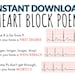 Heart Block Poem – Cardiac Rhythms Guide for Nurses, Funny ECG ...