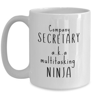 Company Secretary Coffee Mug: Multi-tasking Ninja Gift - Etsy