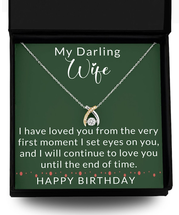Necklace for hotsell wife birthday