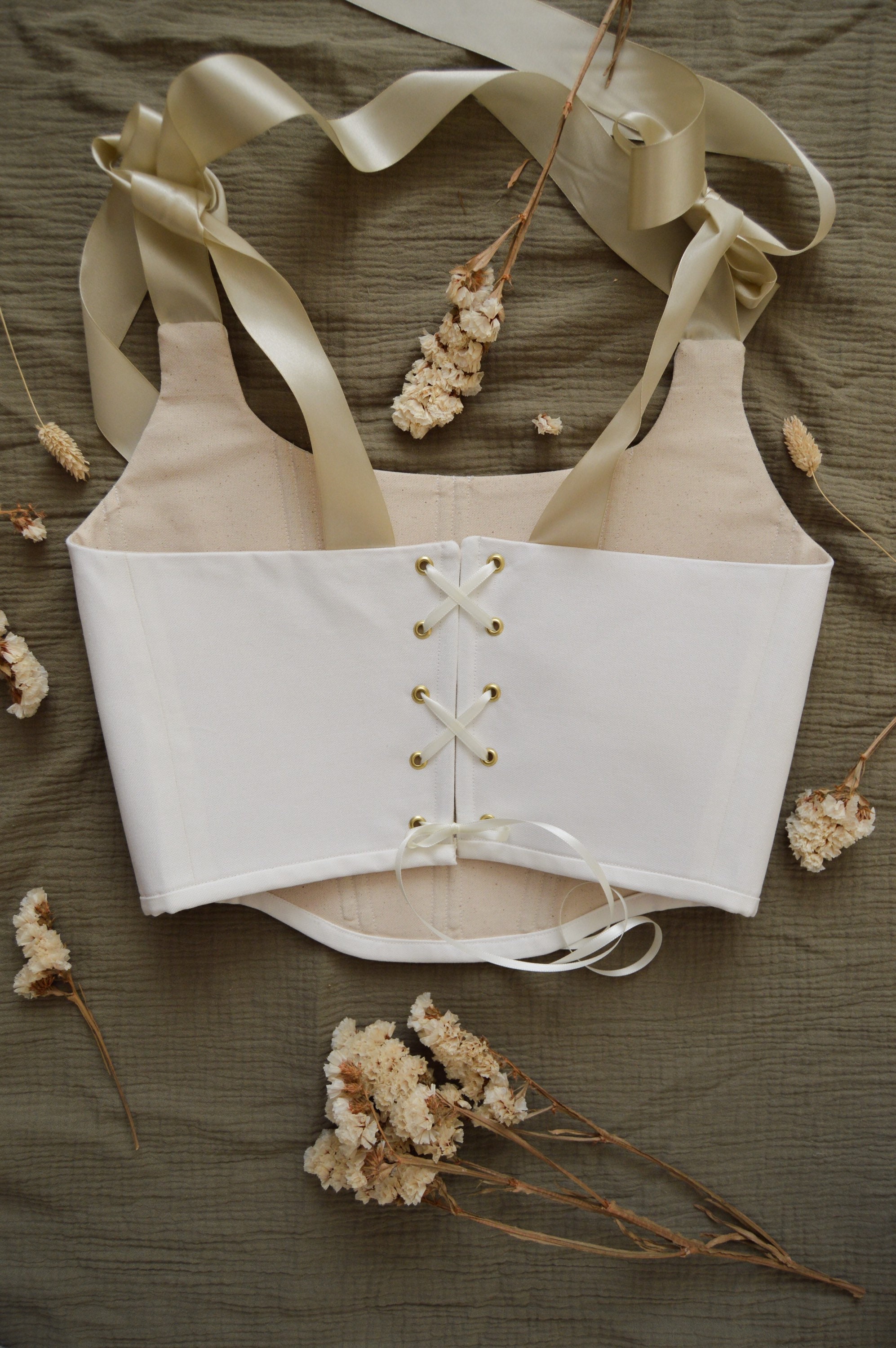 Custom Made Corset Stays Corset Top Solid Color Corset Etsy Australia