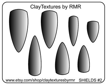 Template "Shields #2"  (5" X 4")