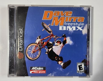 Dave Mirra Freestyle BMX Dreamcast 2000 completo con manual, probado, auténtico